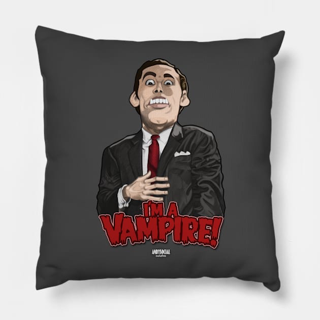 Peter Loew Pillow by AndysocialIndustries