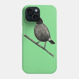 Bird on a branch Phone Case