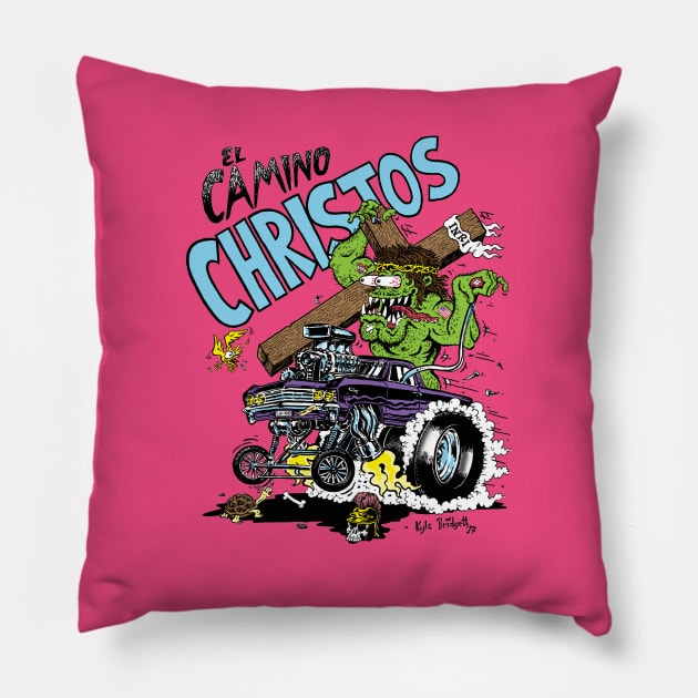 Christ Fink Pillow by LittleCozyNostril