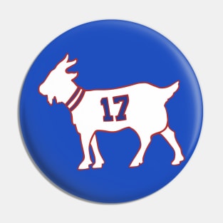 Josh Allen - GOAT (White) Pin