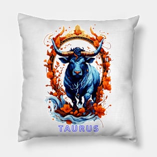 Zodiac sign Taurus T-shirt Pillow