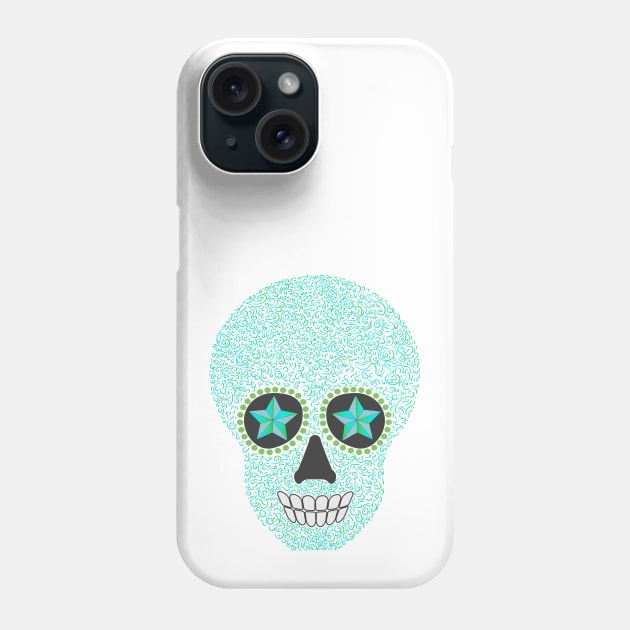 Muertos Day of the Dead Phone Case by ArtistAnnieK