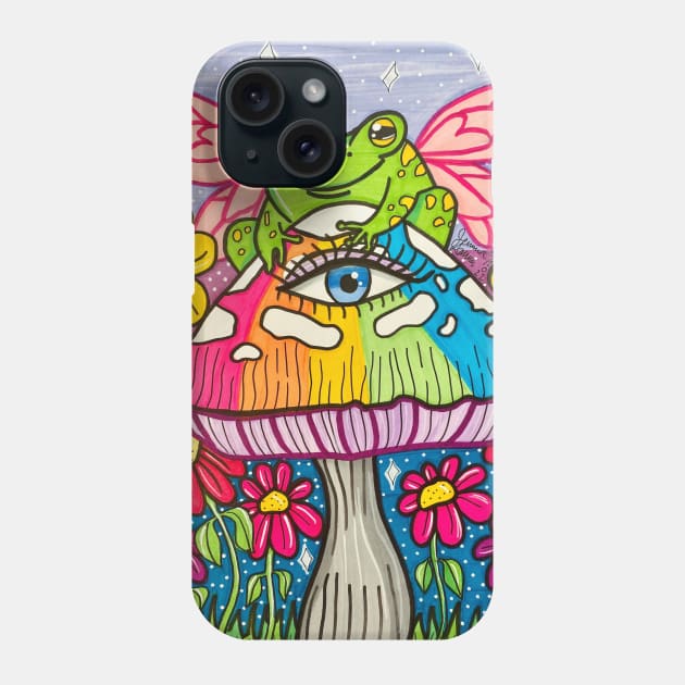 Frog Fairy Phone Case by Stay Weird Studio Art