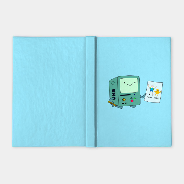 Adventure Time Bmo The Painter Bmo Notebook Teepublic