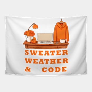 Sweater Weather & Code Tapestry