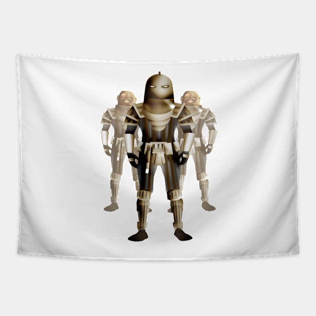 Sontaran trio Tapestry by Andydrewz