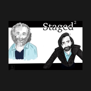 Staged 2 Michael Sheen David Tennatn T-Shirt