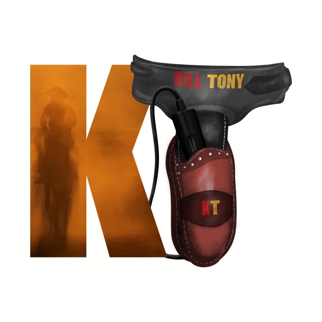 Kill Tony Podcast-Themed Gun Holster (Yellow K on White) by Ina