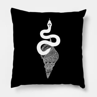 Cosmos snake - snake with shell with pattern Pillow