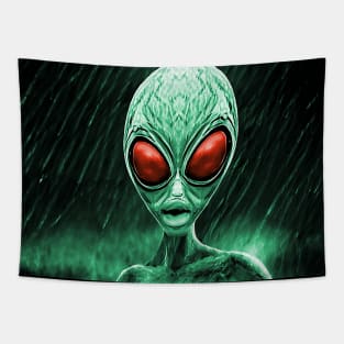 Planet X Aliens Sci-Fi NFT Collection Tapestry