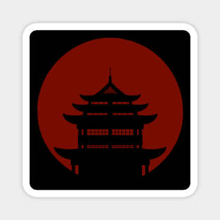 Japanese temple Magnet