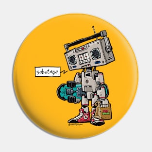 Boombox Bot 3000 Pin