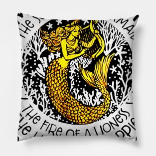 May Girl The Soul Of A Mermaid Pillow