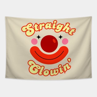 Straight Clowin' Clowncore Tapestry