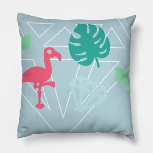 Miami Beach Pastels Pillow