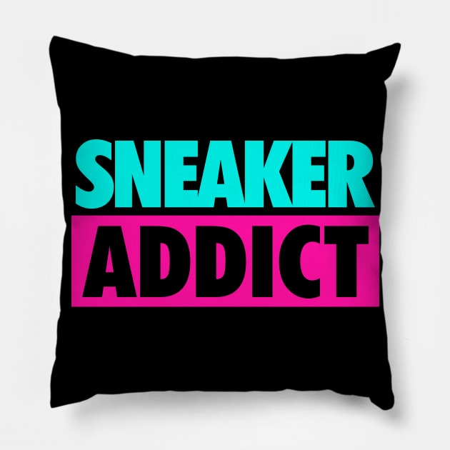 Sneaker Addict South Beach Pillow by Tee4daily