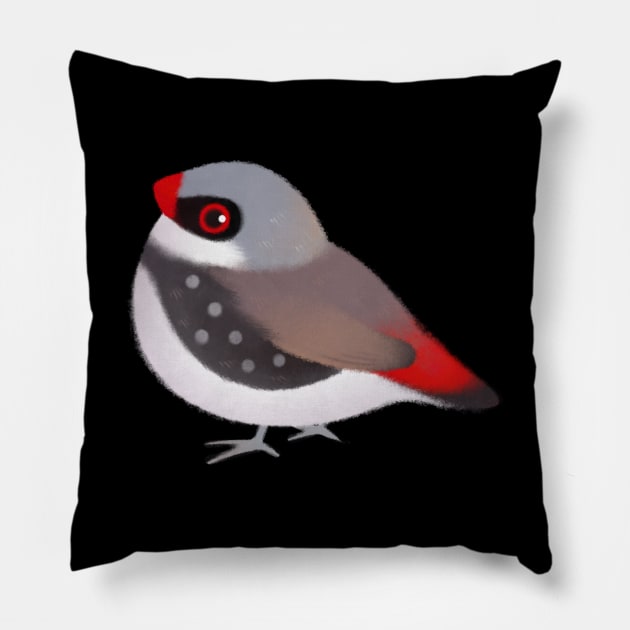 diamond firetail Pillow by pikaole