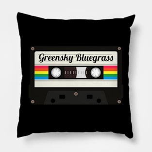 Greensky Bluegrass / Cassette Tape Style Pillow