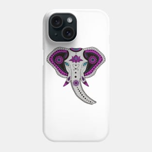 Pretty elephant head design Phone Case