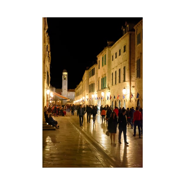 The Dubrovnik Stradun at Night by BrianPShaw