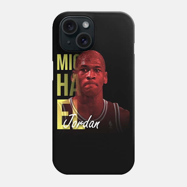 Michael Jordan The G.O.A.T Phone Case by pentaShop