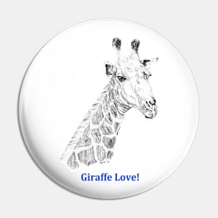 Giraffe Love! Pin