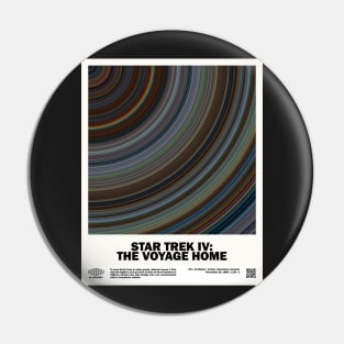 minimal_Star T.rek IV - The Voyage Home Abstract Circular Art Movie Pin