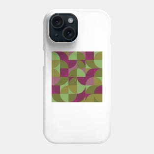 Modern Geometric (Mangosteen) Phone Case
