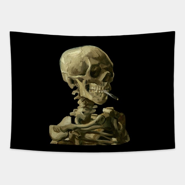 Van Gogh Skeleton Tapestry by isstgeschichte