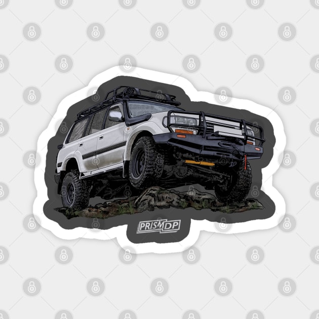 Land Cruiser Vx 80 Magnet by Saturasi