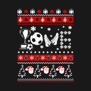 Soccer Christmas T shirt Gift Boy Girl Adult T-Shirt