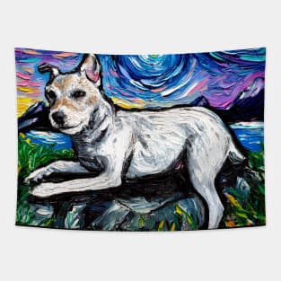 Jack Russell Terrier Night 3 Tapestry