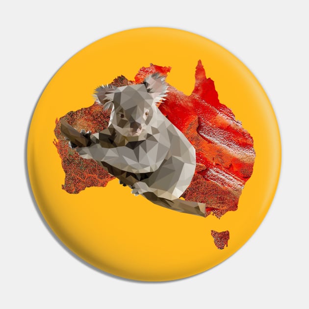 Australian Koala Bear Pin by Worldengine