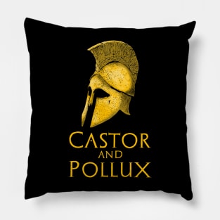 Castor and Pollux - Ancient Greek Mythology Pillow