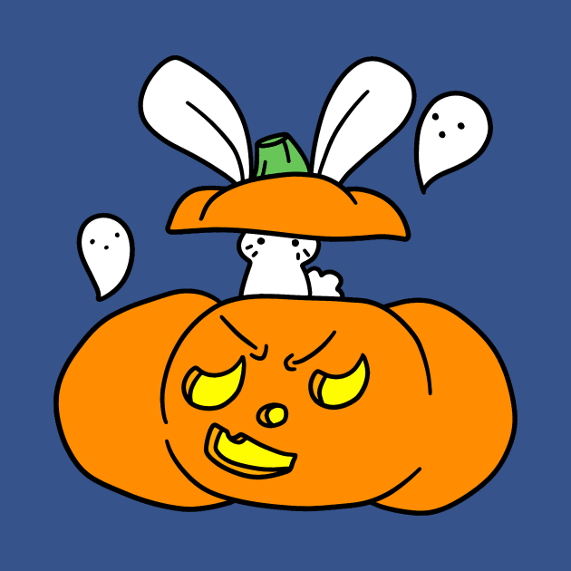 Jack O Lantern Bunny by saradaboru