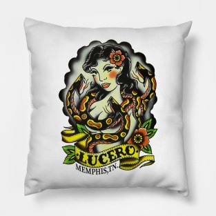 Lucero Band Logo Girl Hawaii Pillow