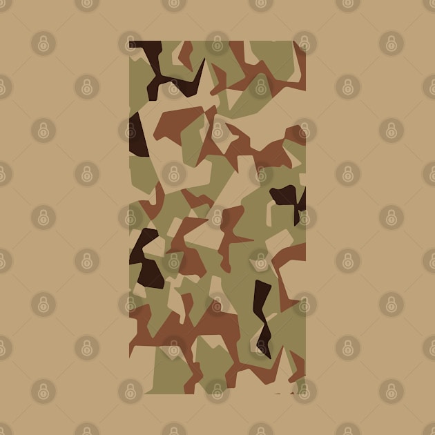 Design camo pattern sand by wamtees