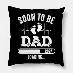 Dad Est 2024 Soon To Be Dad Pregnancy Announcement 1st Time Pillow