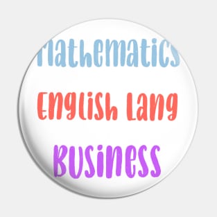 school subjects Pin