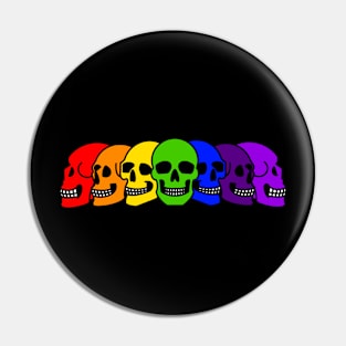 Pride Skulls Gay Pin