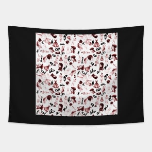 Dressy Red Tapestry