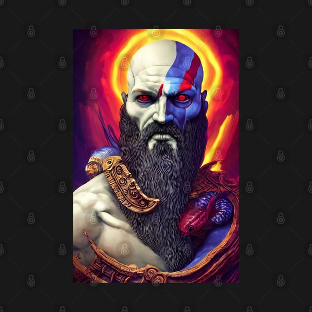 KRATOS Renaissance portrait GOW by EBAN