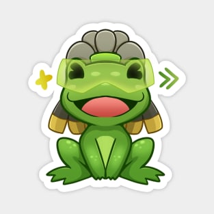 The Frog King of Ilios Magnet