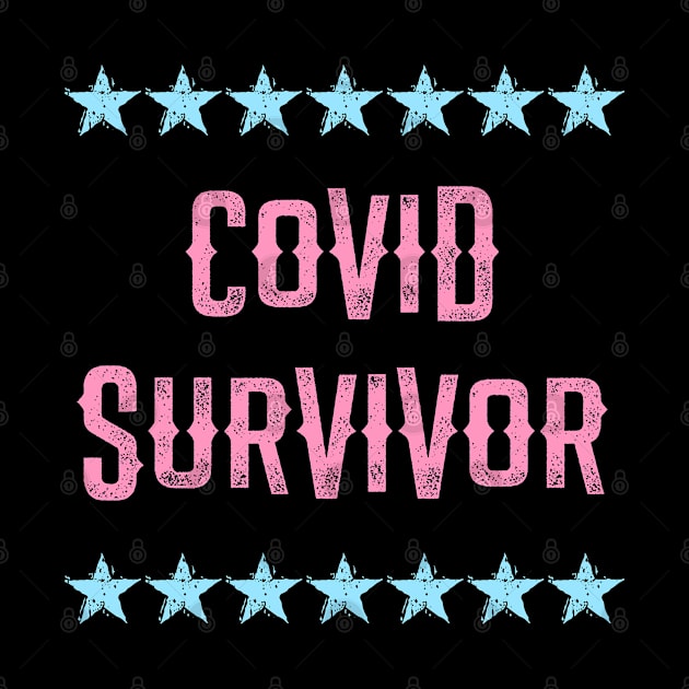 Coronavirus survivor 2020. I survived covid 19. Wear your face mask. Stop infecting others. Masks save lives. Trust science, not morons. Keep your mask on. I fought hard. Pink design by BlaiseDesign