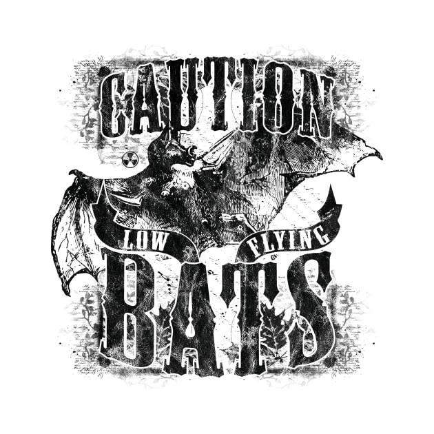 Caution Low Flying Bats by yaros