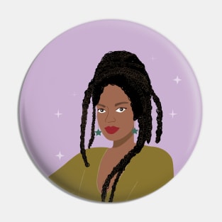 Portrait  of a young pretty woman Pin