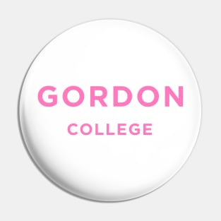gordon college pink Pin