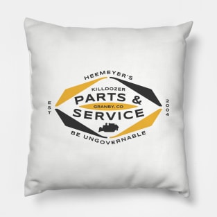 Killdozer Parts and Service Pillow