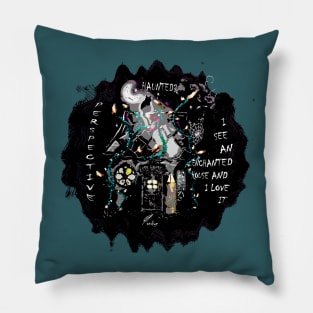 ENCHANTED HOUSE INTENSE GR Pillow