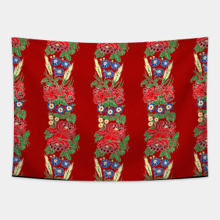 Slavic folklore ribbons red Tapestry